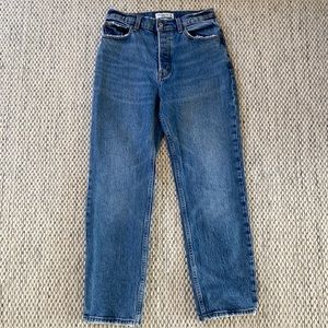 Abercrombie and Fitch High Rise Dad Jean - 27 S